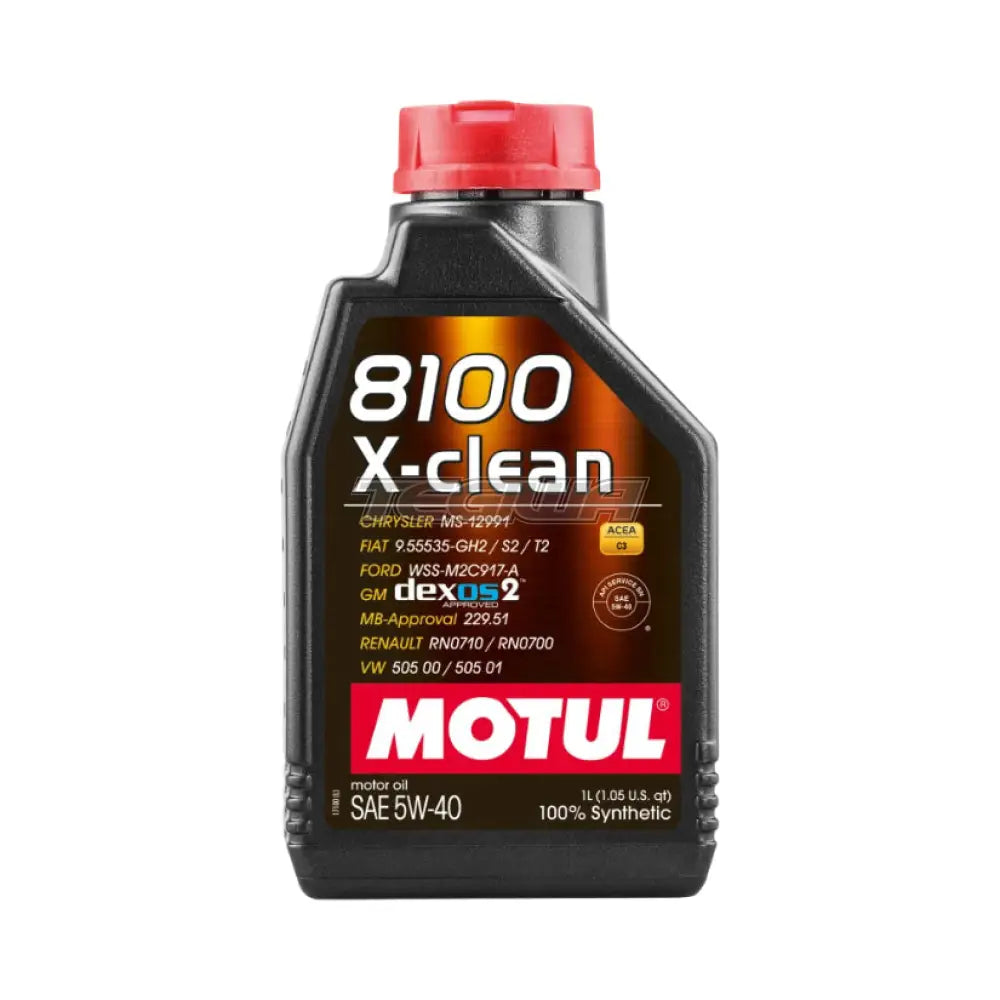 Motul 8100 X-Clean Engine Oil 5W-40