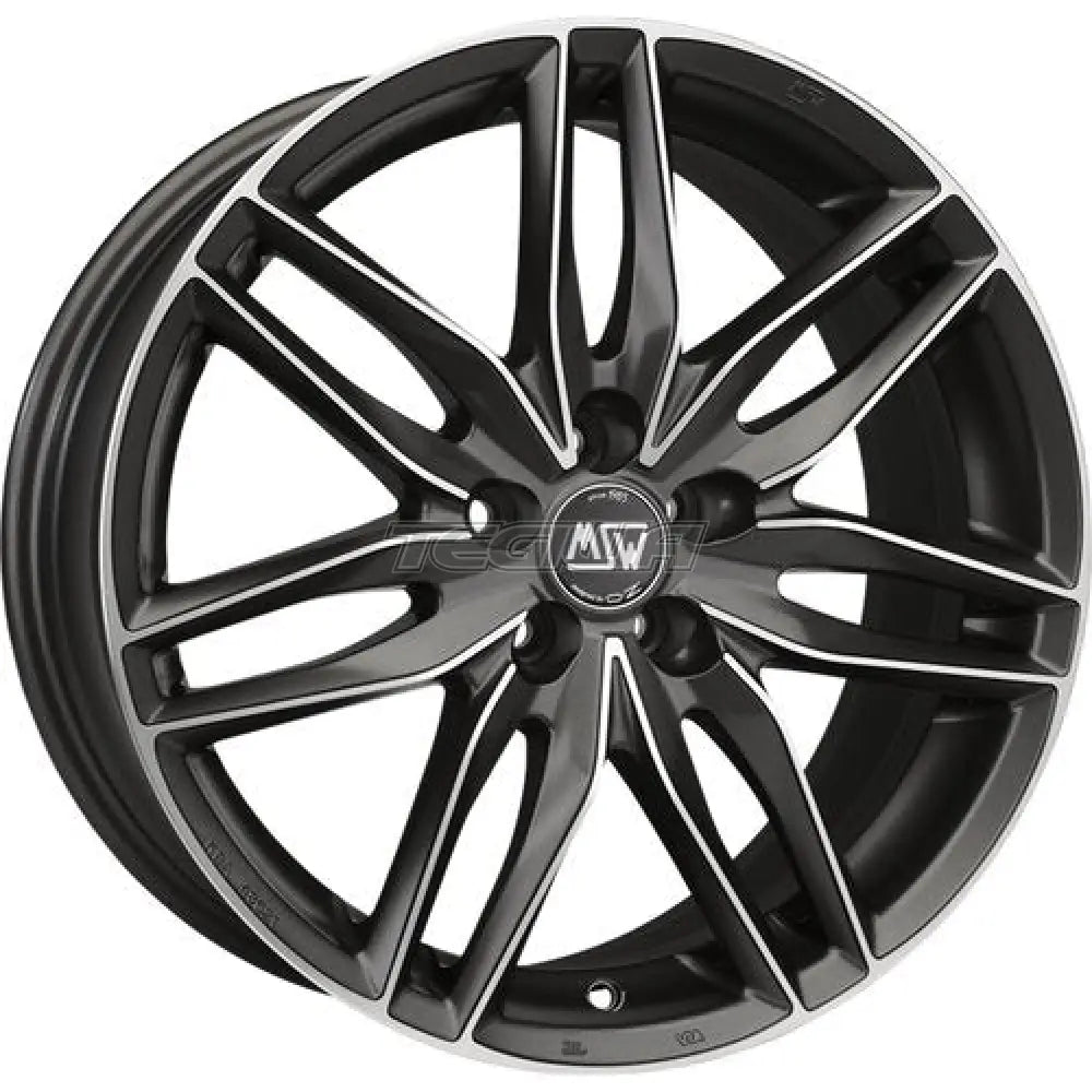 Msw Avantgarde 24 Alloy Wheel 15X6.5 Et35 5X100 Matt Gunmetal Full Polished - Clearance Wheels