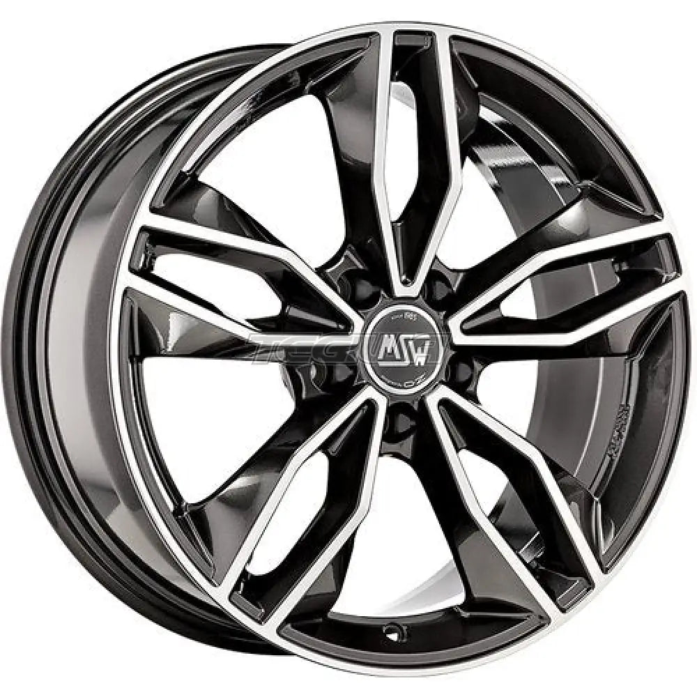 Msw Avantgarde 71 Alloy Wheel 18X8 Et45 5X108 Gloss Dark Grey Full Polished 63.34Mm Cb - Clearance