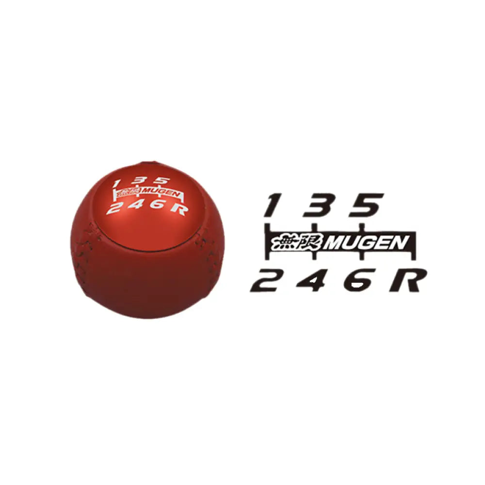 Mugen Leather Gear Shift Knob