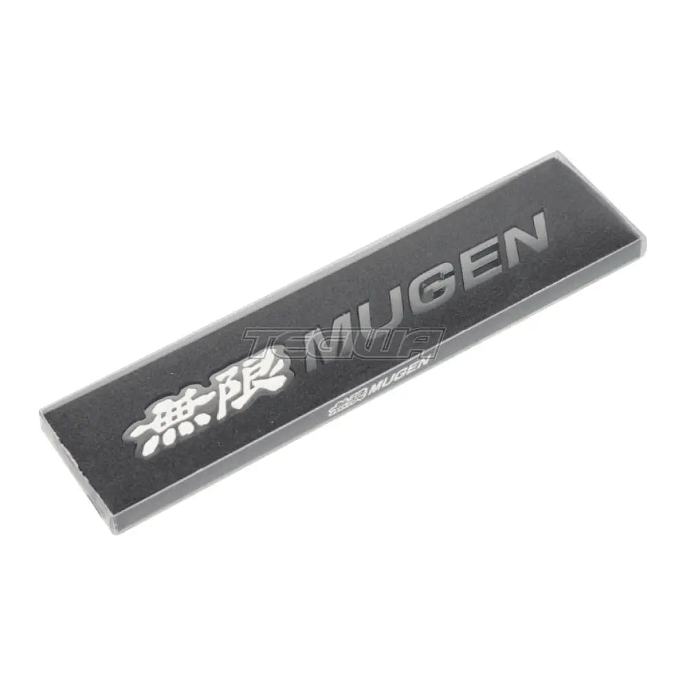 Mugen Metal Logo Emblem Badge White