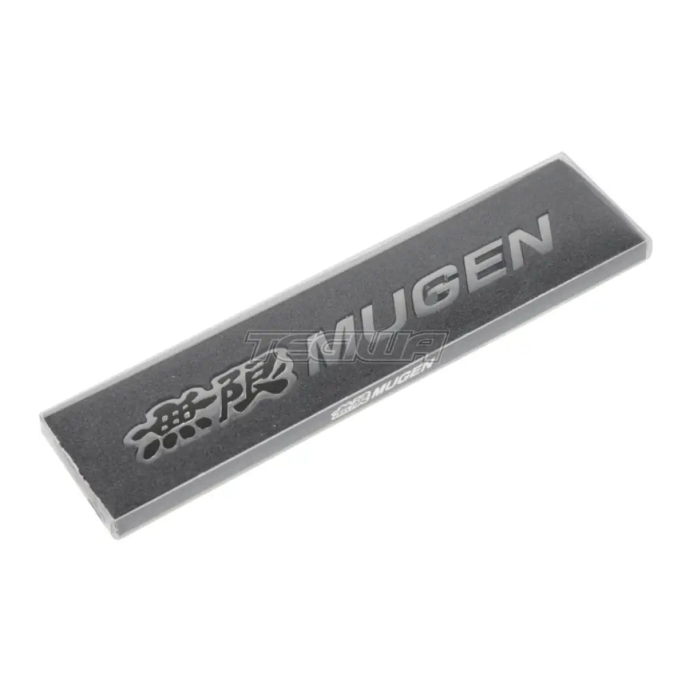 Mugen Metal Logo Emblem Black