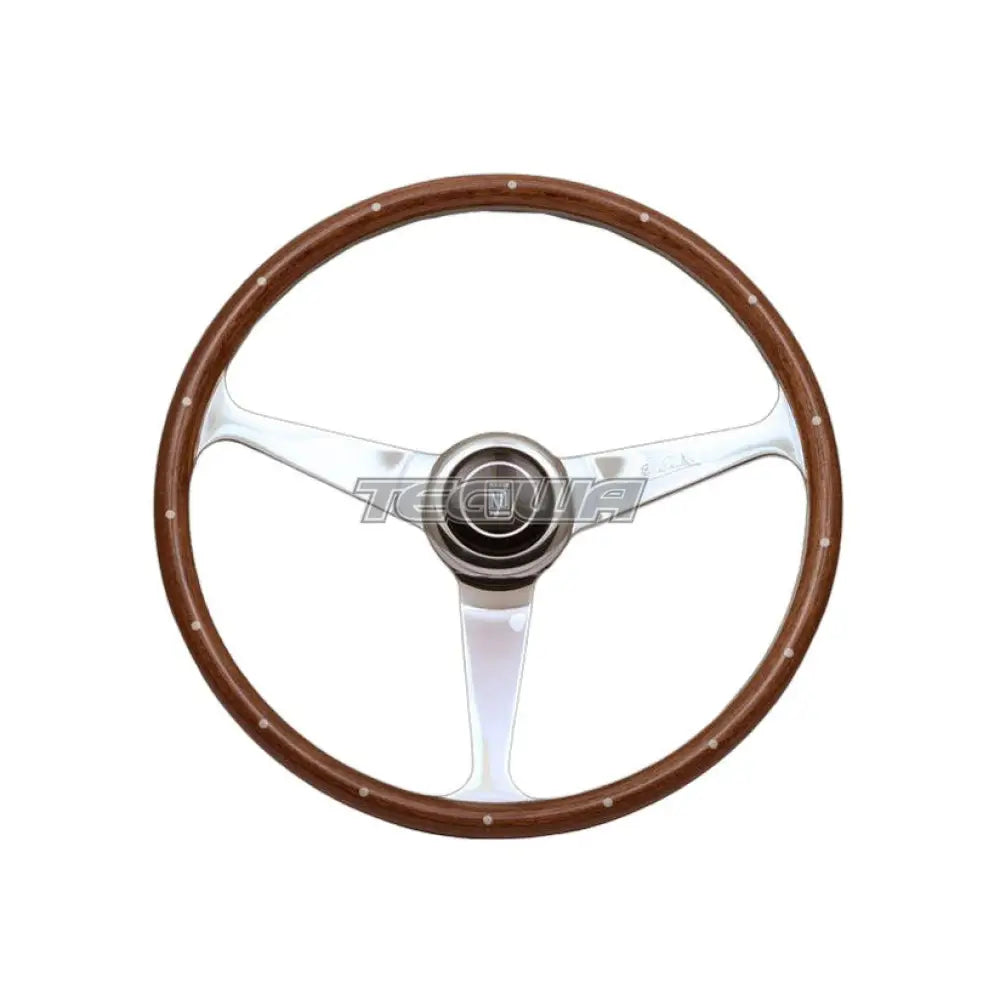 Nardi Anni '50 Wood Steering Wheel Mahogany with Glossy Spokes 380mm