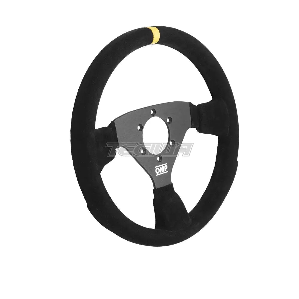 Omp 320Mm Alu Rally Black Steering Wheel Wheels And Accessories