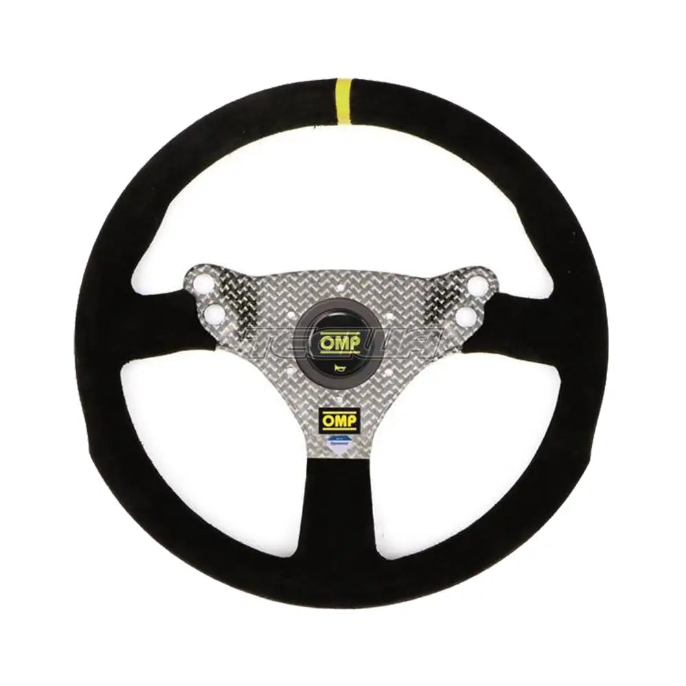 Omp Hybrid S 320Mm Flat Steering Wheel Black Wheels And Accessories