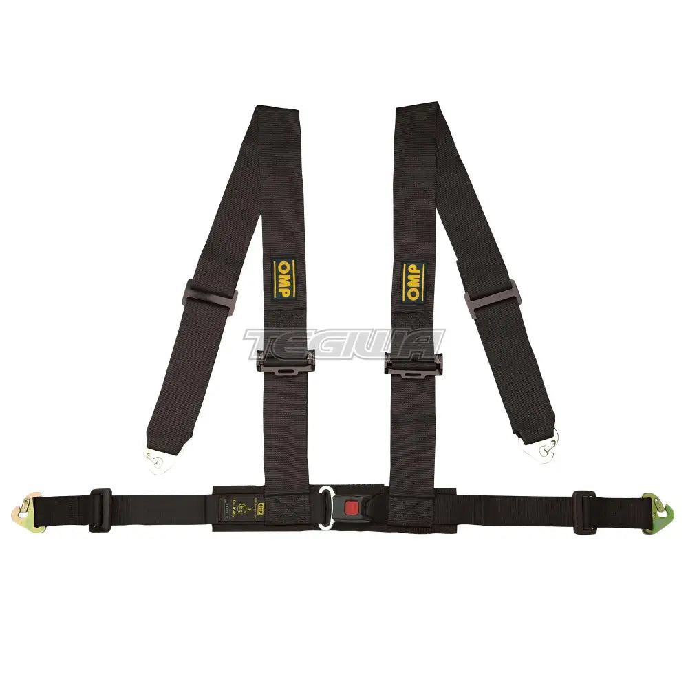 Omp 4 Point Ece Harness - Racing 4M Black Harnesses