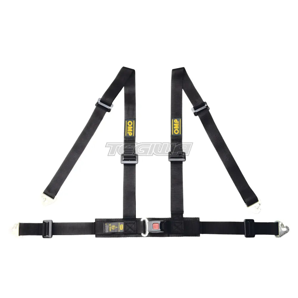 Omp 4 Point Ece Harness - Road 4M Black Harnesses