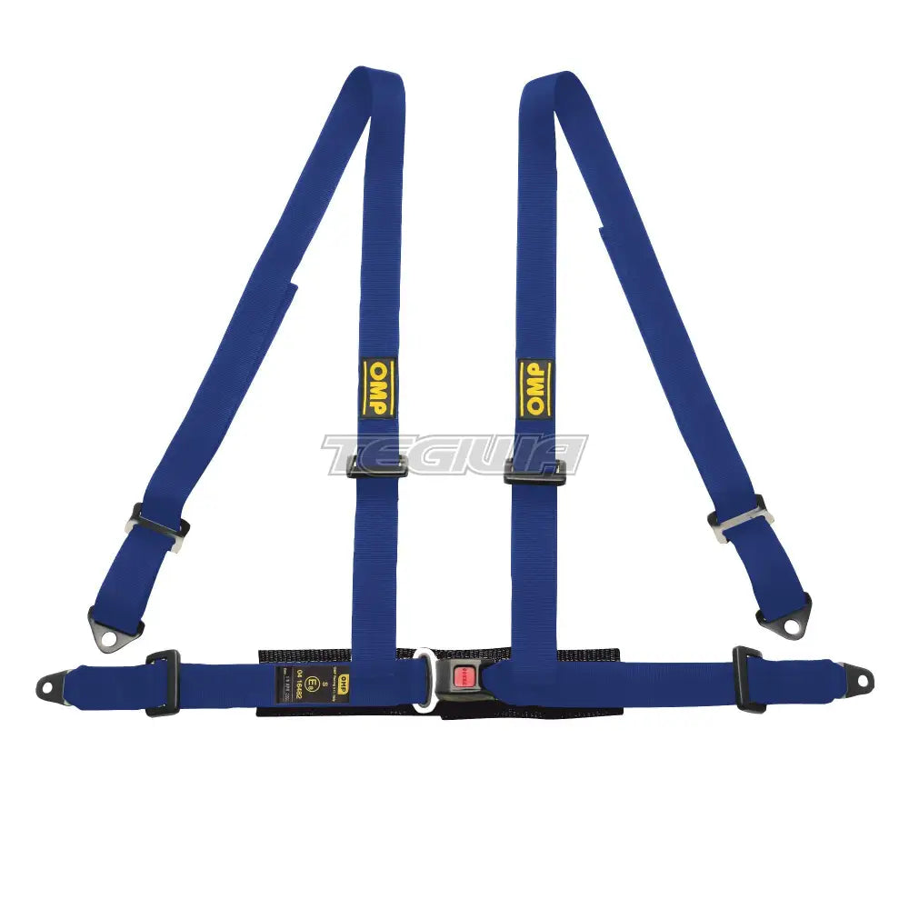 Omp 4 Point Ece Harness - Road Blue Harnesses