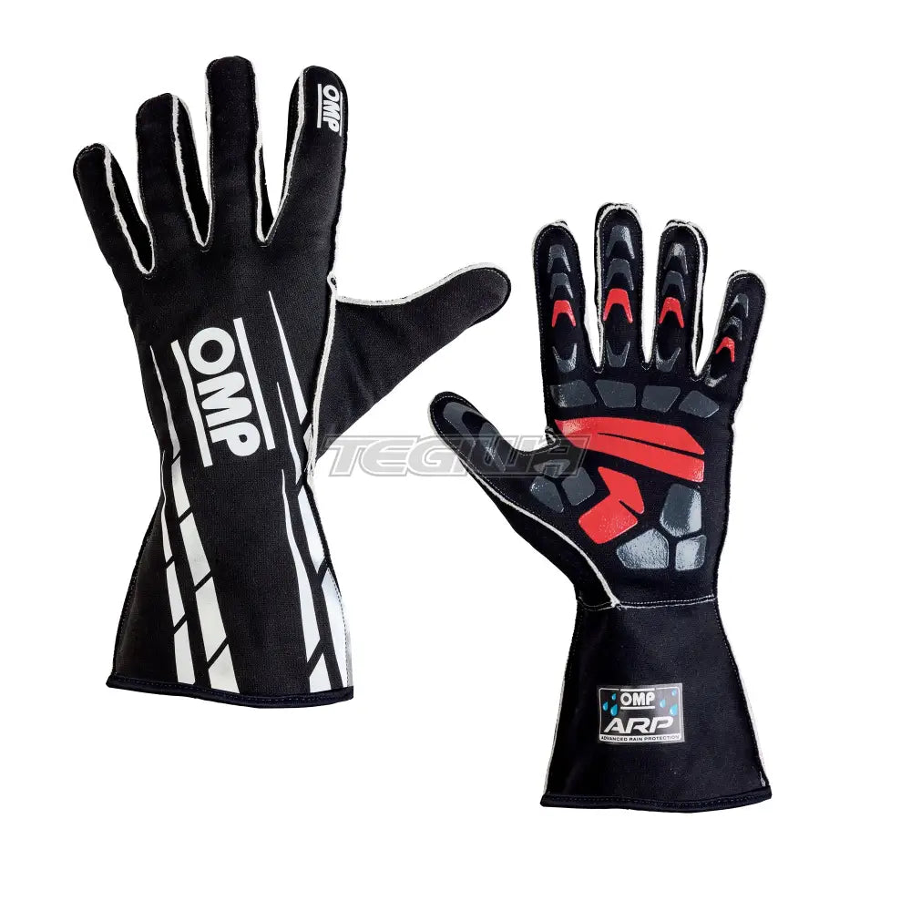 Omp Arp Kart Gloves Black / L