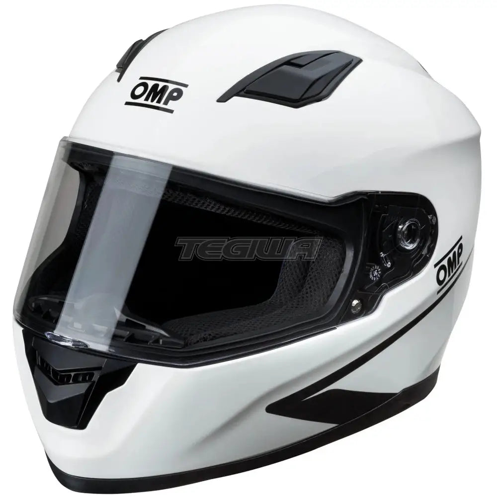 Omp Circuit Evo Helmet White Medium (57-58Cm) - Clearance Helmets