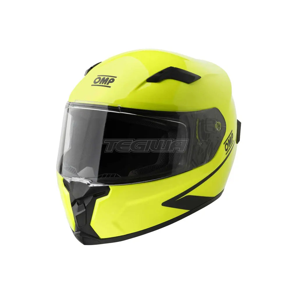 Omp Circuit Evo2 Helmet Fluorescent Yellow / L Helmets