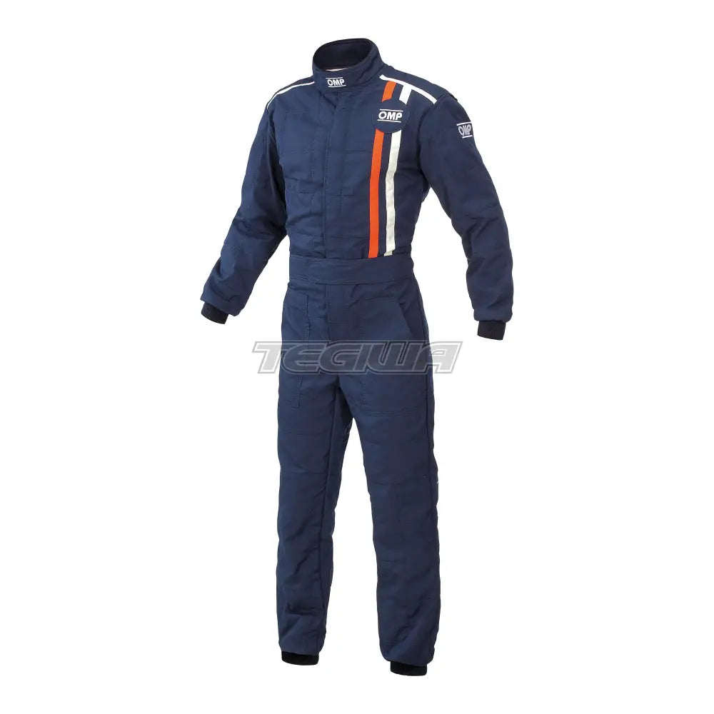 Omp Classic Overall Fia 8856-2018 Navy Blue / Eu Size 46 Suits