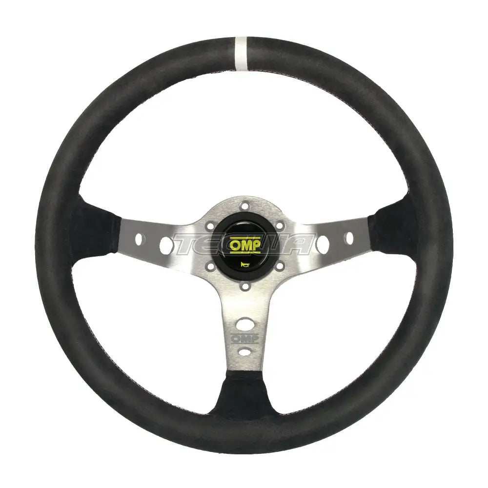 Omp Corsica Black Suede Steering Wheel Silver Wheels And Accessories