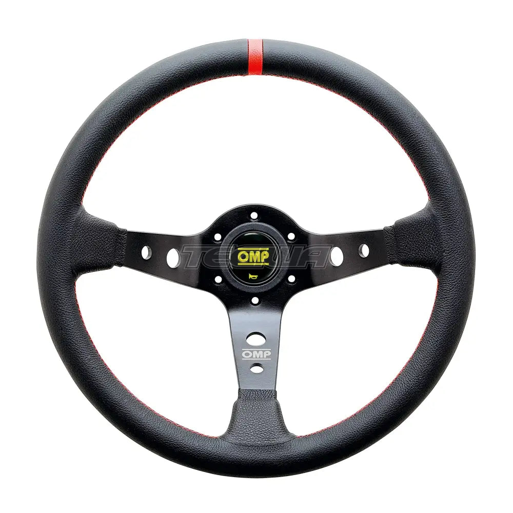 Omp Corsica Black Smooth Steering Wheel Red Wheels And Accessories