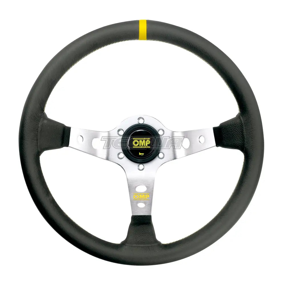 Omp Corsica Black Smooth Steering Wheel Silver Wheels And Accessories