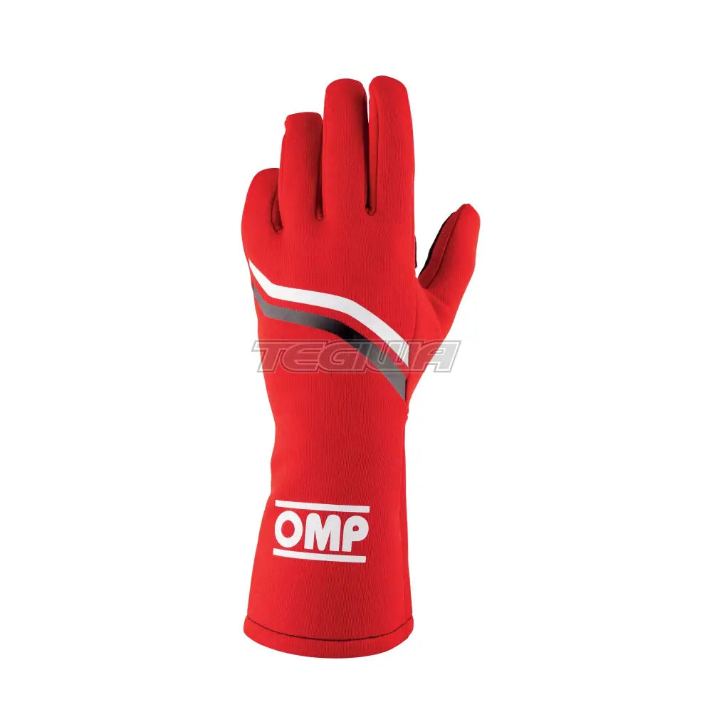 Omp Dijon Gloves Fia 8856-2018 Red / L