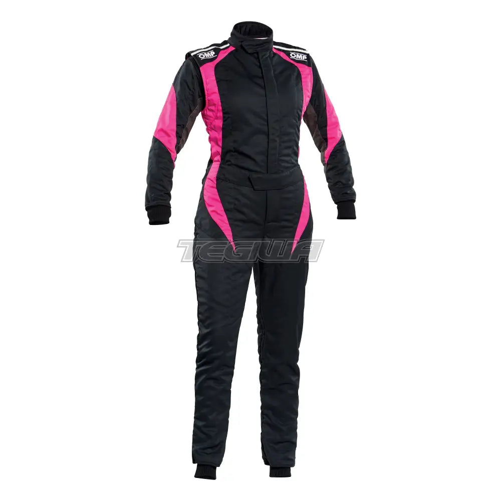 Omp First Elle Overall Fia 8856-2018 Black / Fuchsia Eu Size 38 Suits