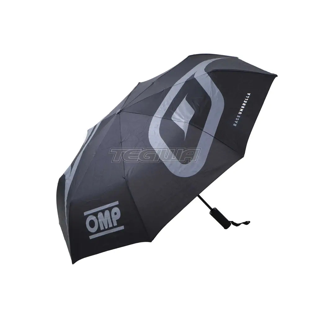 Omp Foldable Umbrella Black Lanyards Keyrings & Gifts