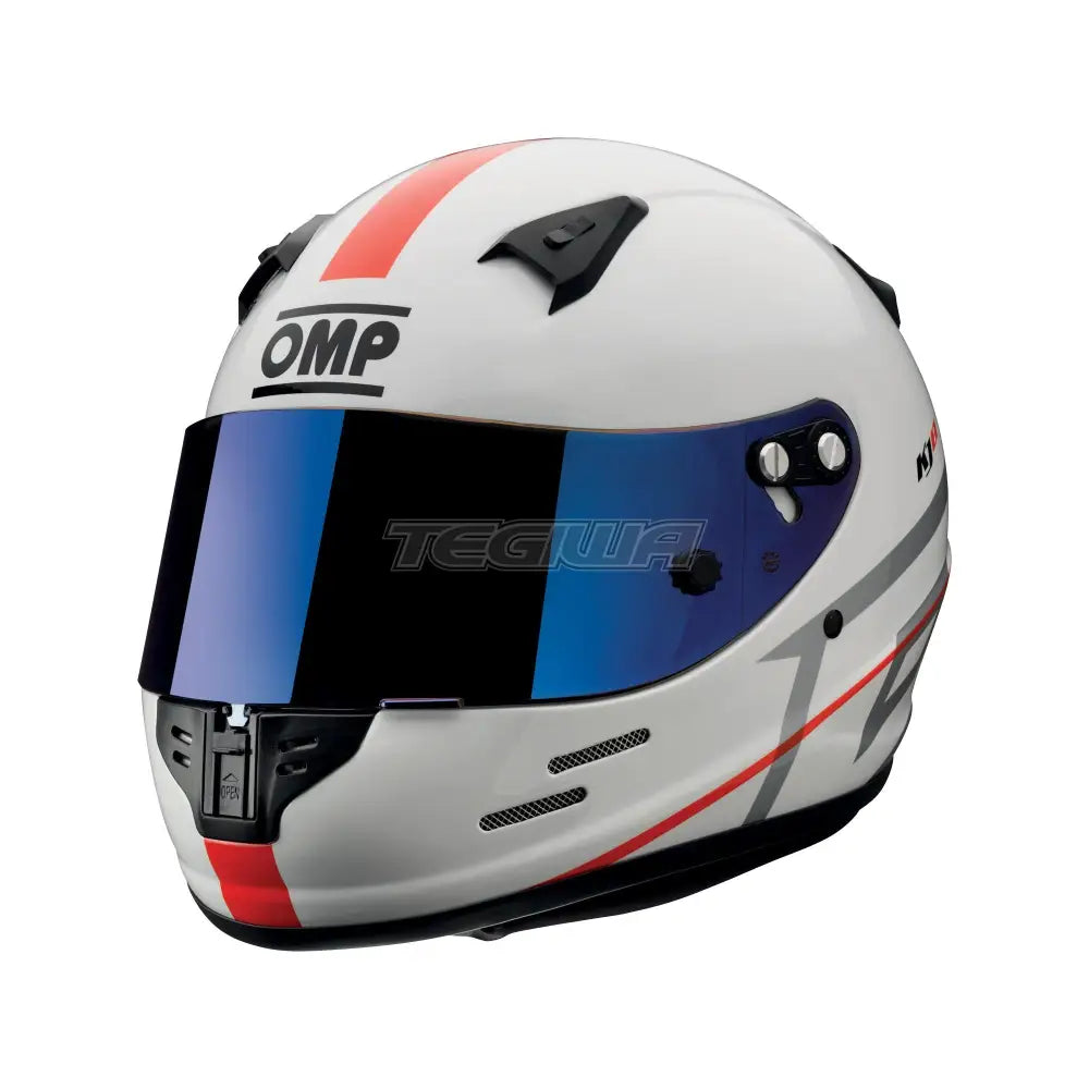 Omp Kj8 Evo Cmr Helmet White / L Helmets