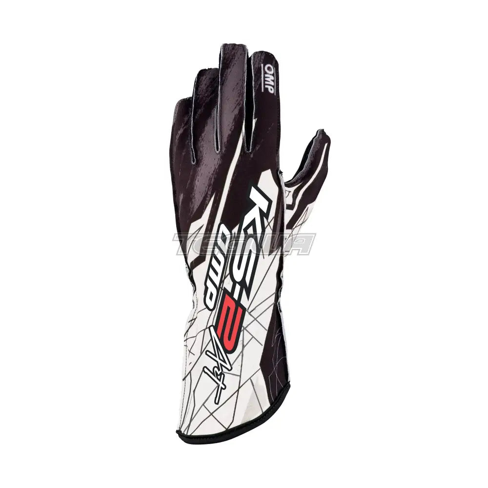 Omp Ks-2 Art Kart Gloves Black / White 4 Kids