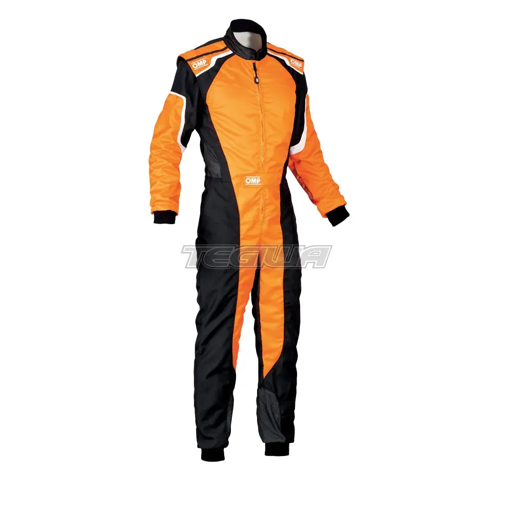 Omp Ks-3 Kart Overall Black / Fluorescent Orange Eu Size 42 Suits