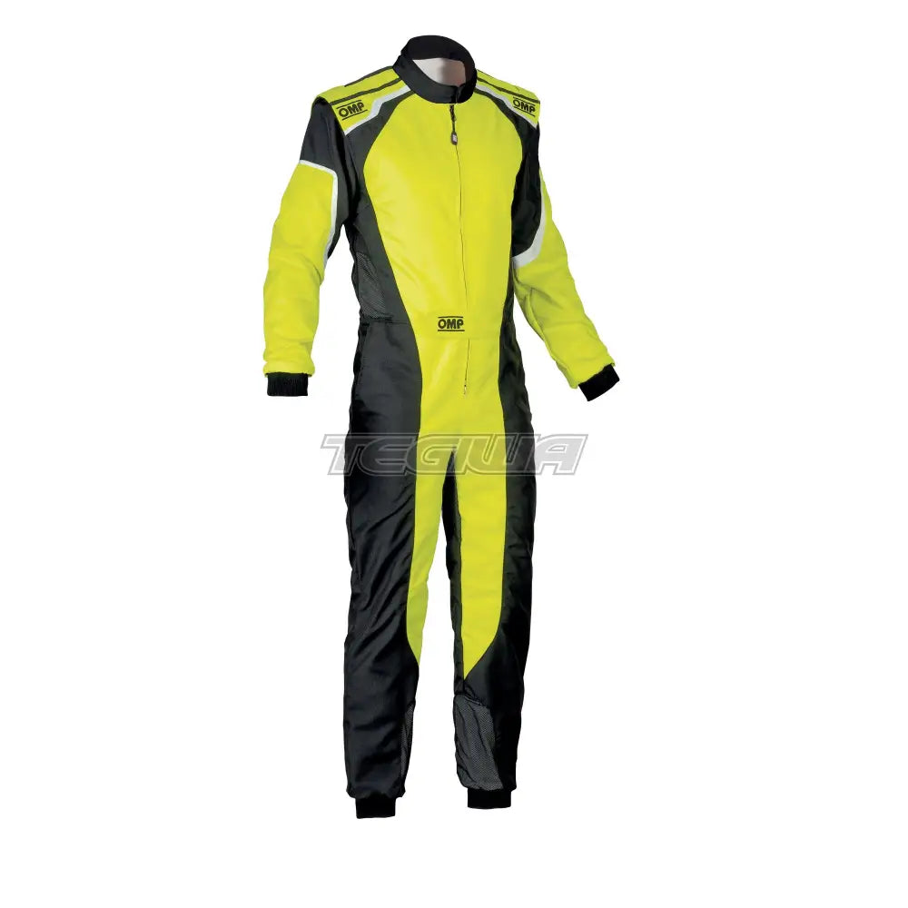 Omp Ks-3 Kart Overall Black / Fluorescent Yellow Eu Size 42 Suits