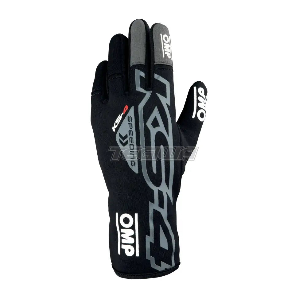 Omp Ks-4 Kart Gloves Black / 4 Kids