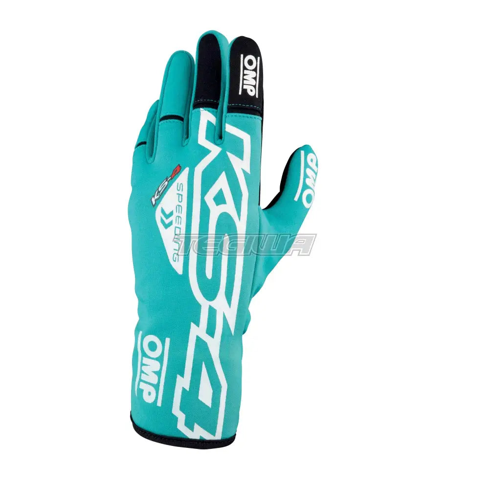 Omp Ks-4 Kart Gloves Mint Green / 4 Kids