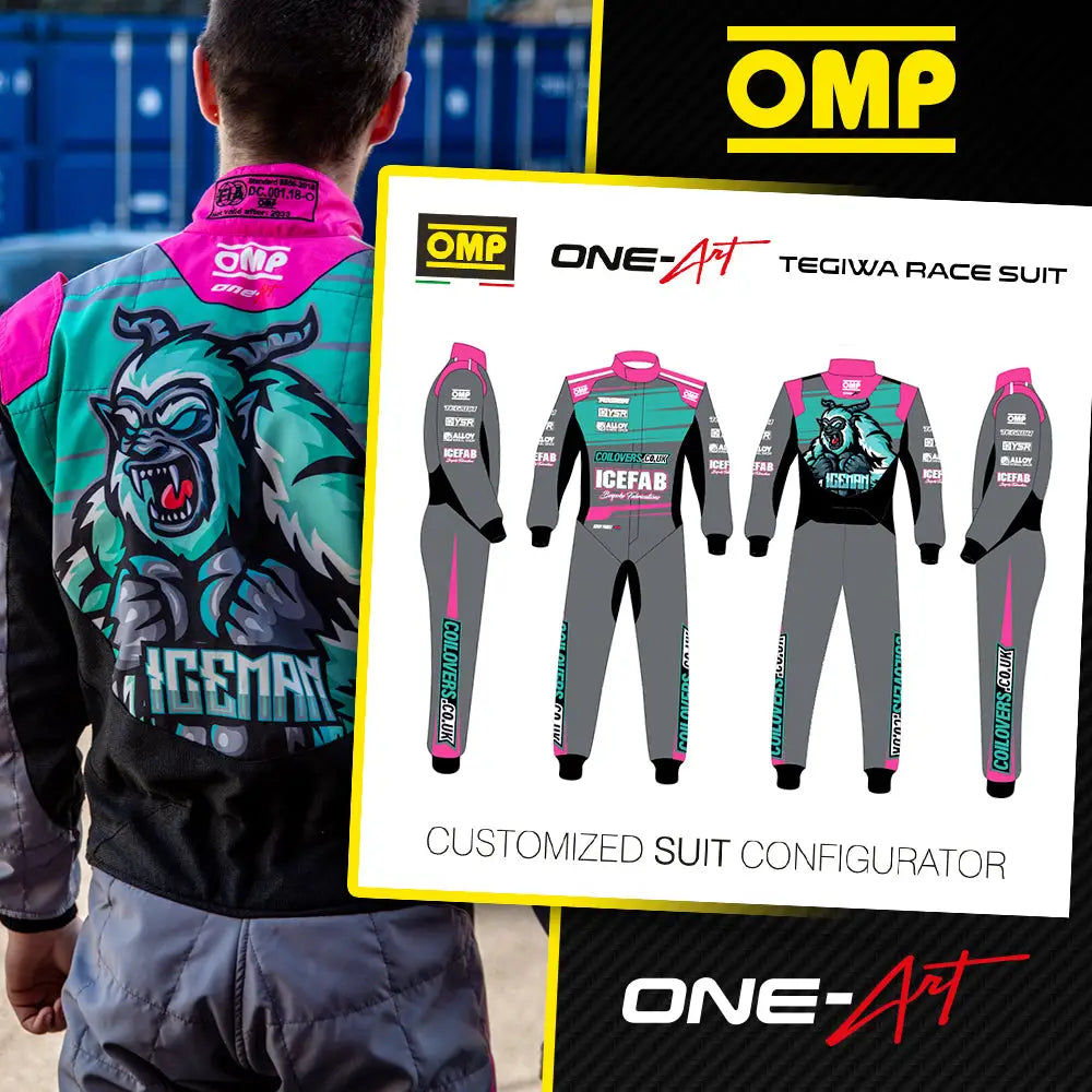 Omp One Art Race Suit Fia 8856-2018 Custom Design Suits