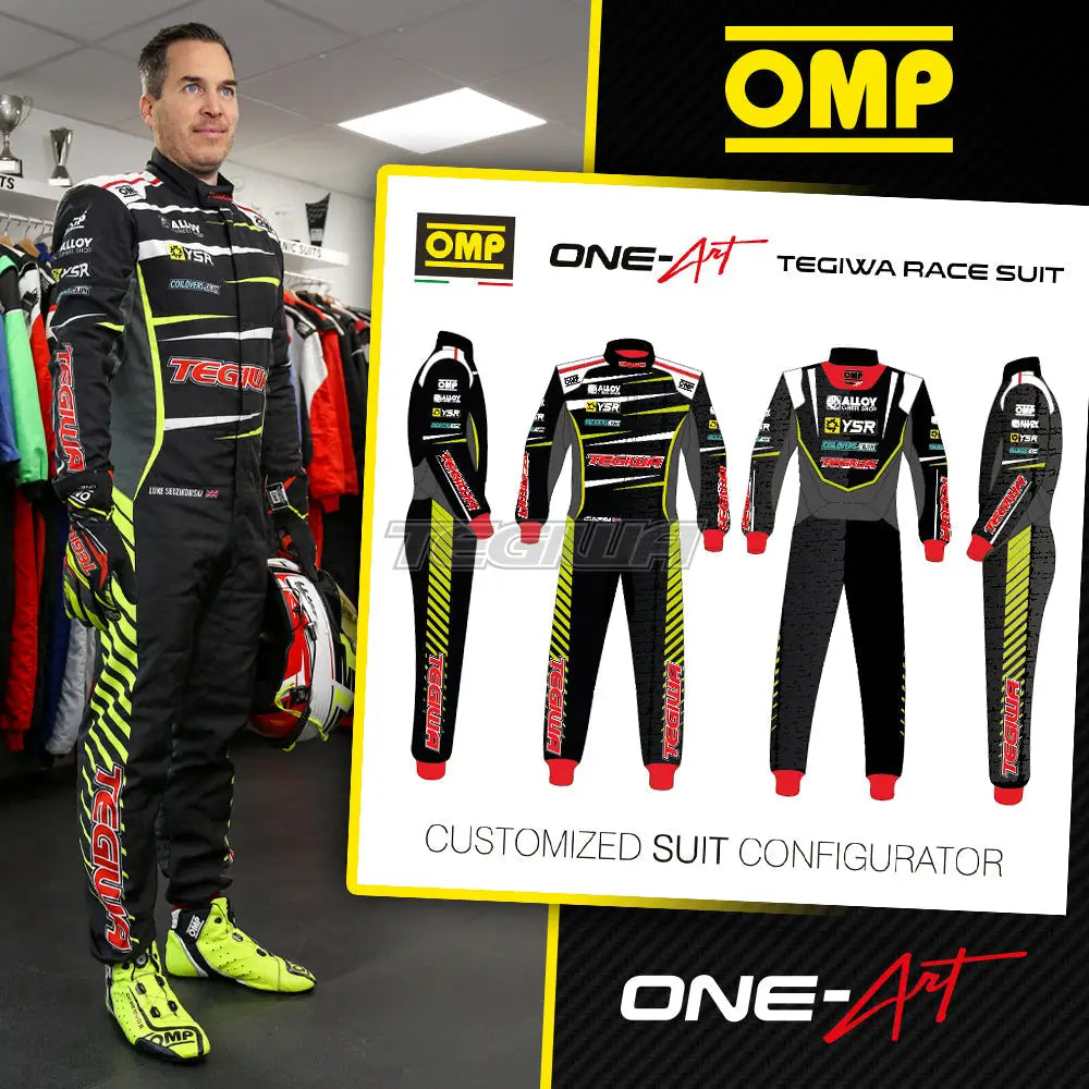 OMP One Art Race Suit FIA 8856-2018 Custom Design