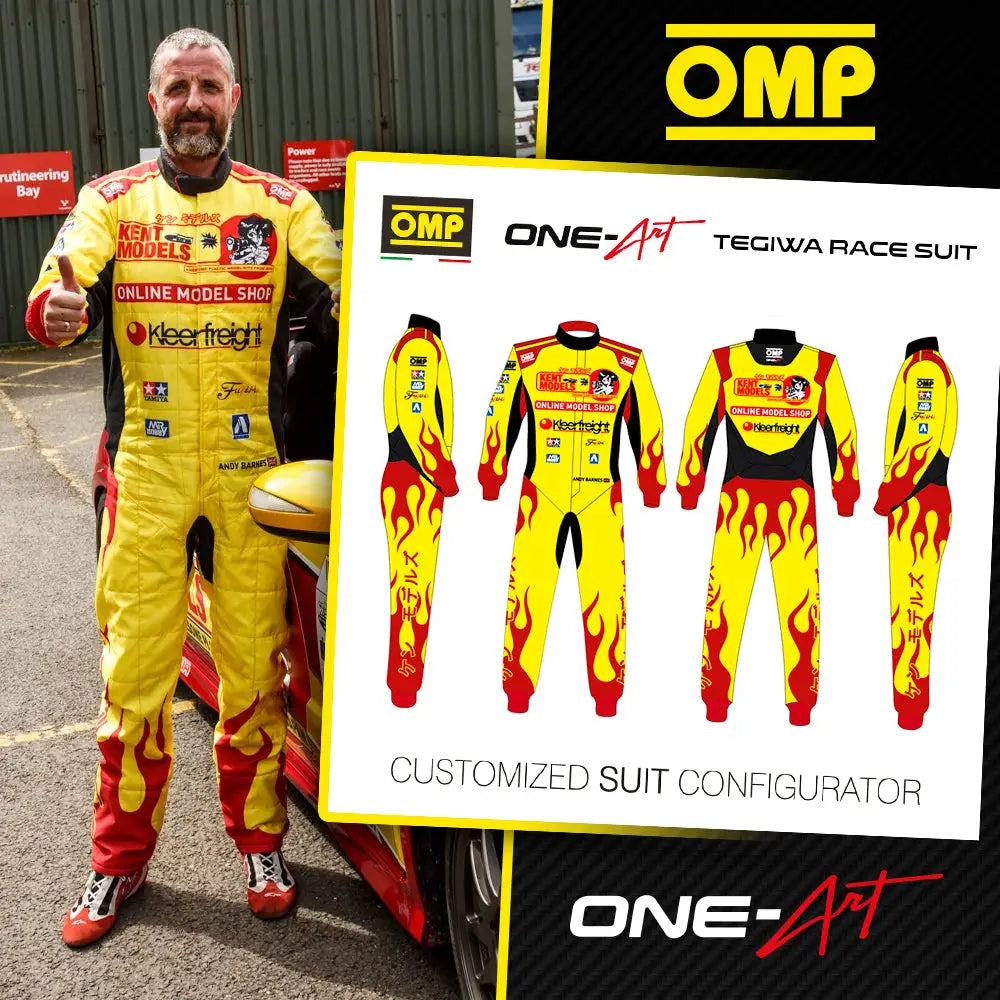 Omp One Art Race Suit Fia 8856-2018 Custom Design Suits