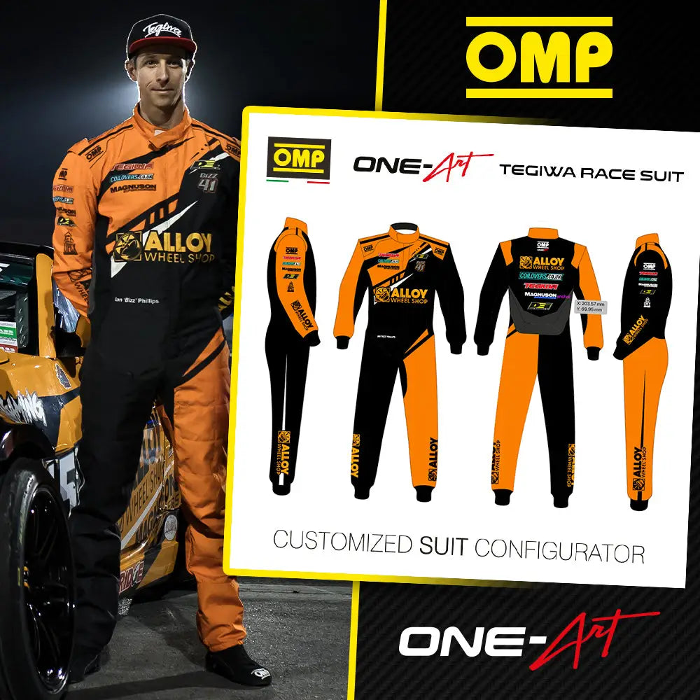 Omp One Art Race Suit Fia 8856-2018 Custom Design Suits