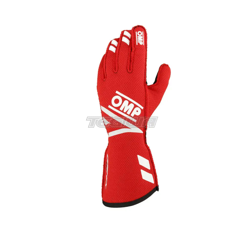 Omp One Evo Fx Gloves Fia 8856-2018 Red / L