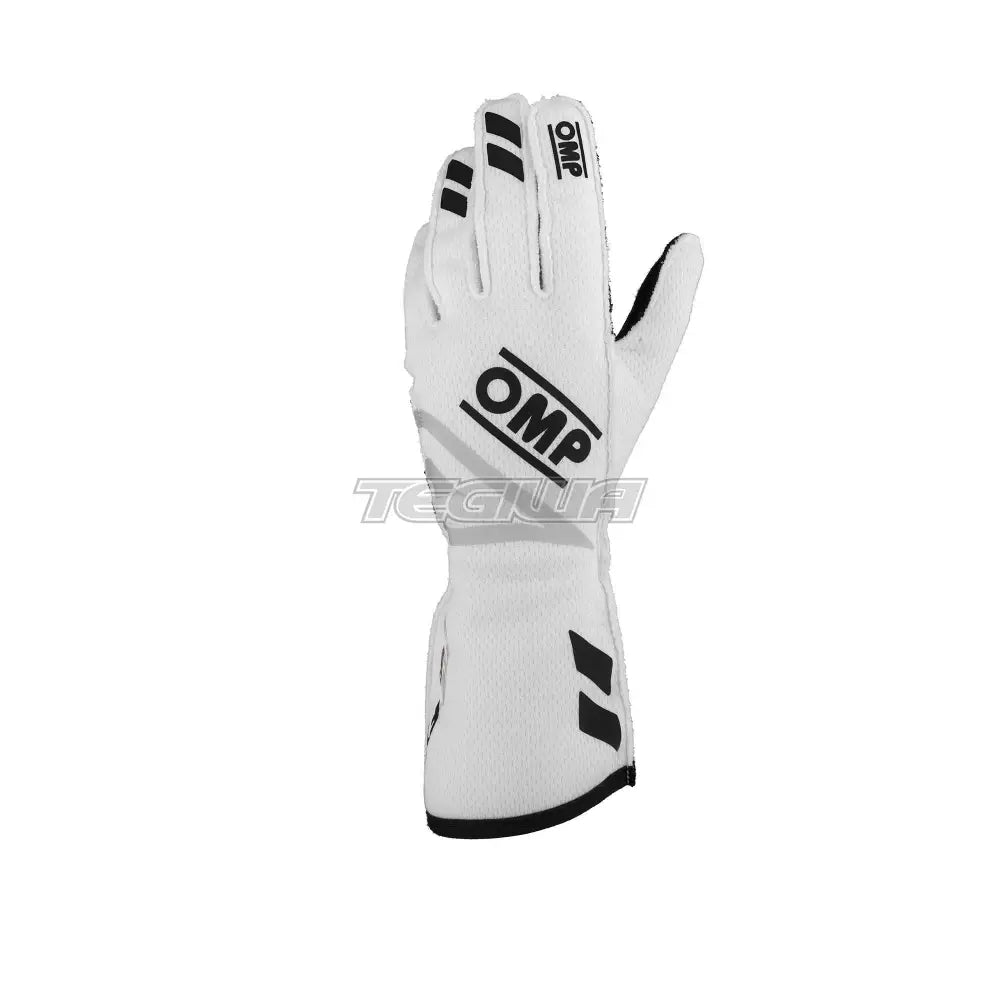 Omp One Evo Fx Gloves Fia 8856-2018 White / L