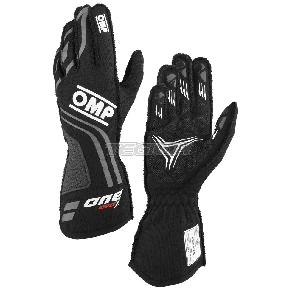 Omp One Evo-X My24 Gloves Fia 8856-2018 Black / L