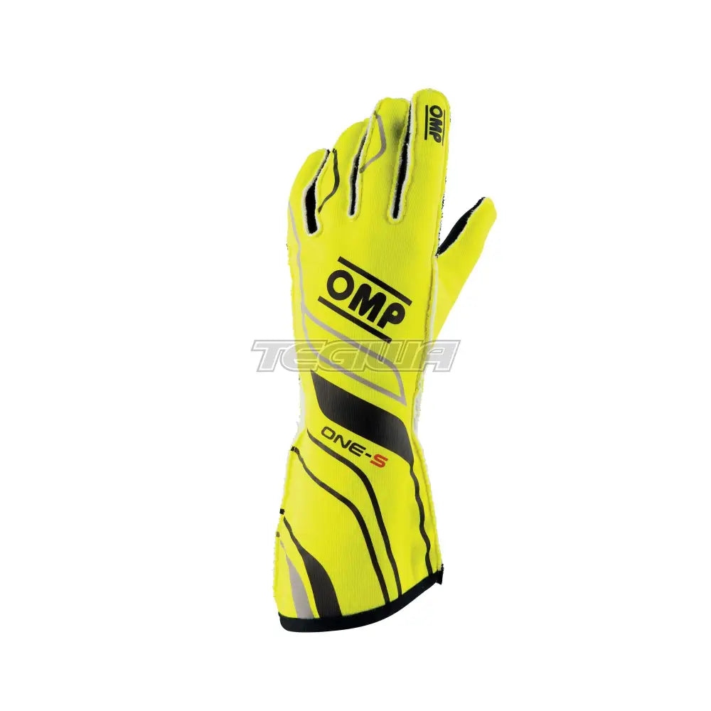 Omp One-S Gloves Fia 8856-2018 Fluorescent Yellow / L