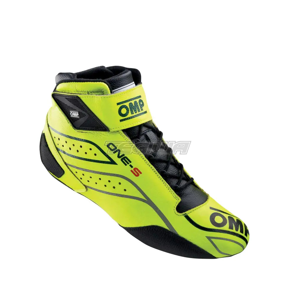 Omp One-S Shoes Fia 8856-2018 Fluorescent Yellow / Eu Size 37 Boots