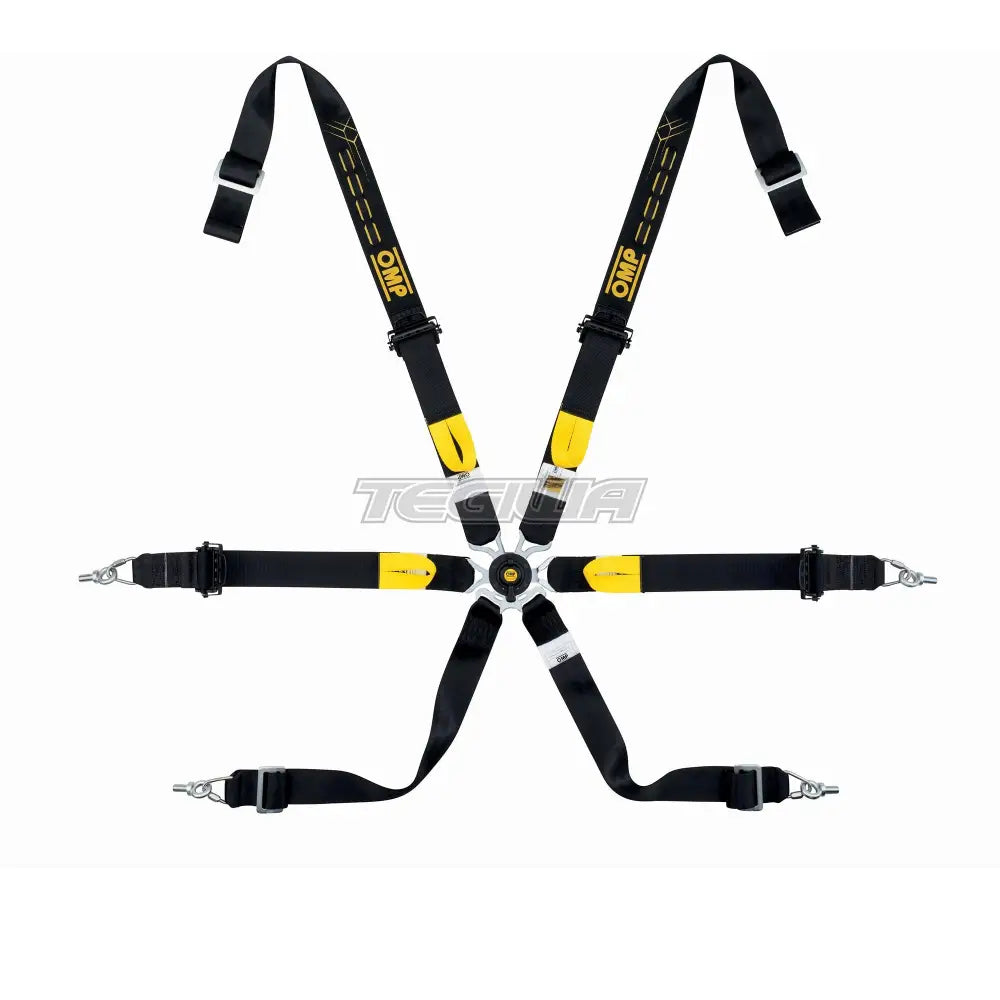 Omp Safety Harness One 2In Wrc Pull Up Black Harnesses