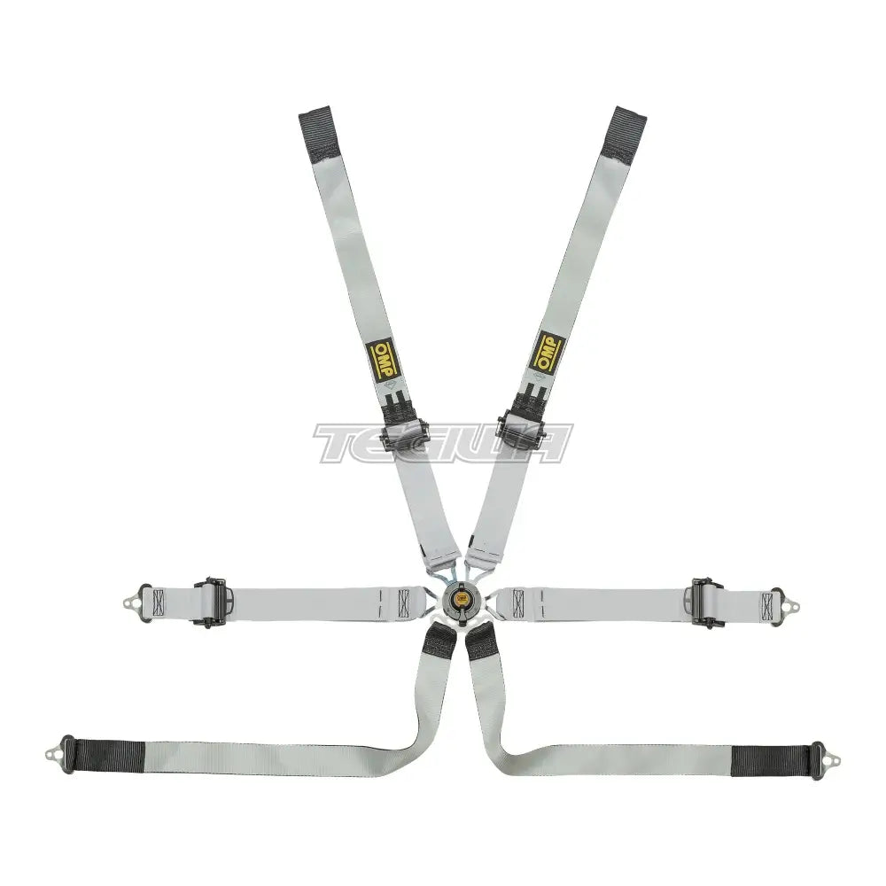 Omp Safety Harness One-D 2In Prototype Fia 8853-2016 Black/White White/Black Harnesses