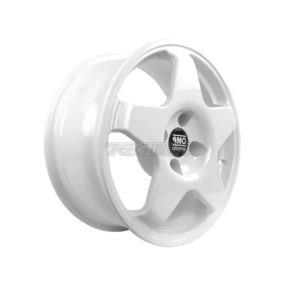 Omp Speed Rally Wheel 15X6.5 Et16 4X108 65.1Cb White Alloy Wheels