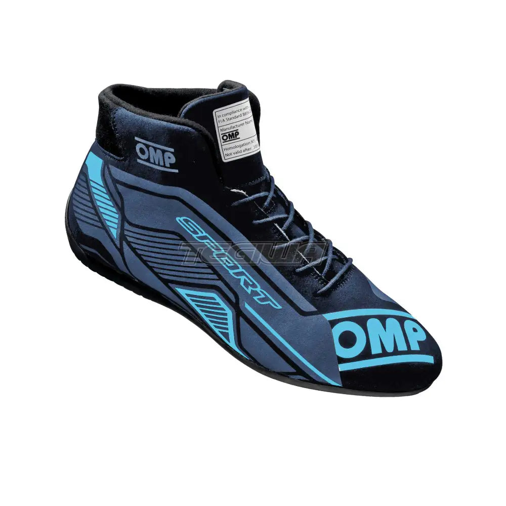 Omp Sport Shoes Fia 8856-2018 Black / Cyan Eu Size 37 Boots