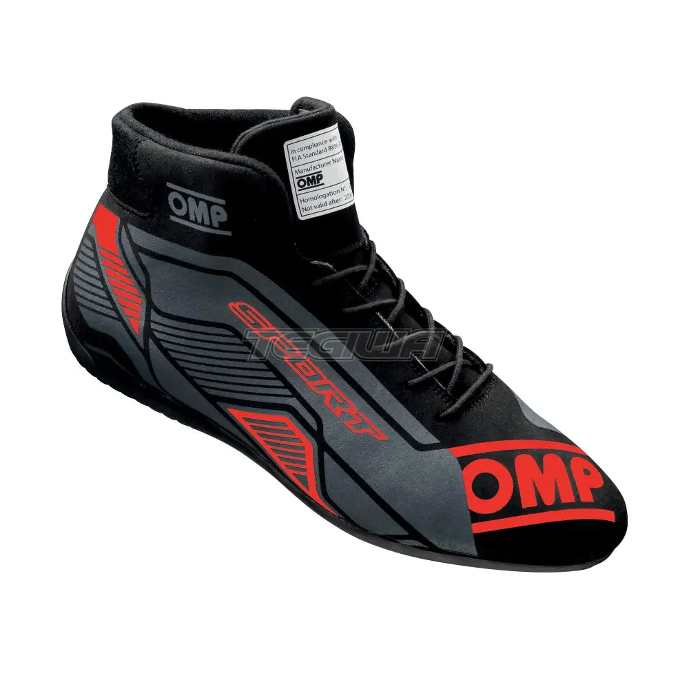 Omp Sport Shoes Fia 8856-2018 Black / Red Eu Size 36 Boots