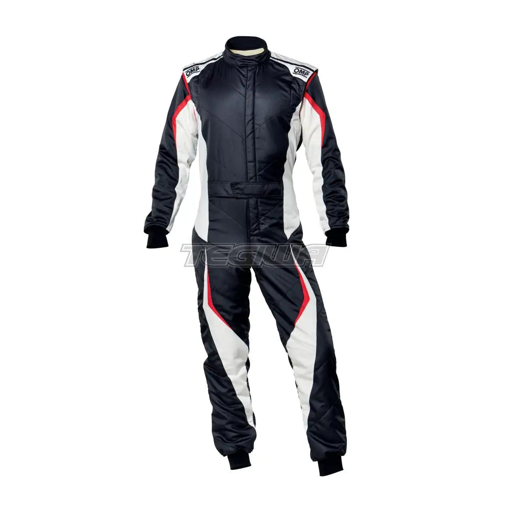 Omp Tecnica Evo Overall Fia 8856-2018 Black / White Eu Size 44 Suits