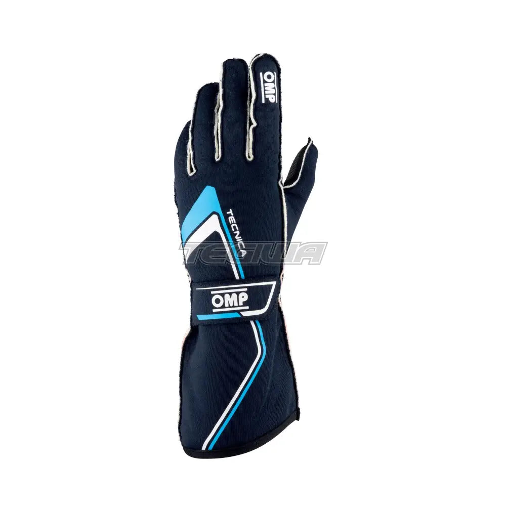 Omp Tecnica Gloves Fia 8856-2018 Navy Blue / Cyan L