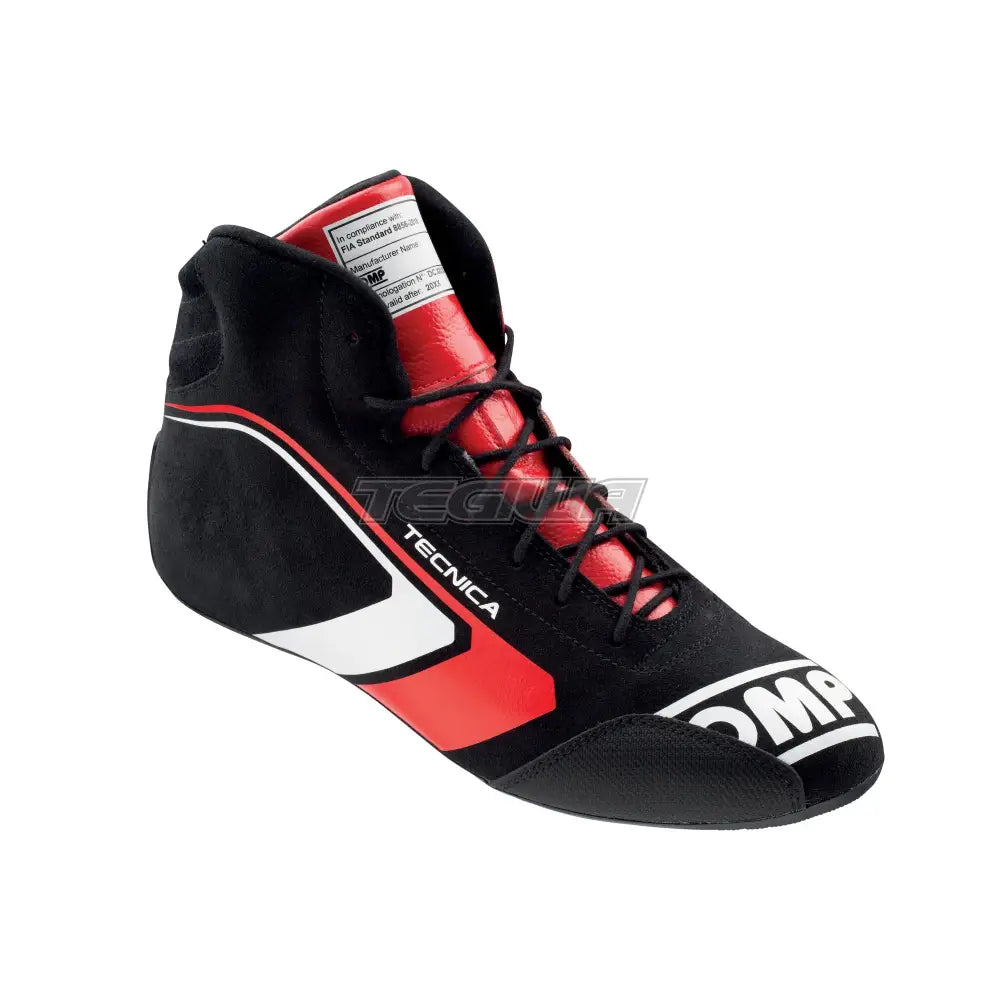 Omp Tecnica Shoes Fia 8856-2018 Black / Red Eu Size 37 Boots