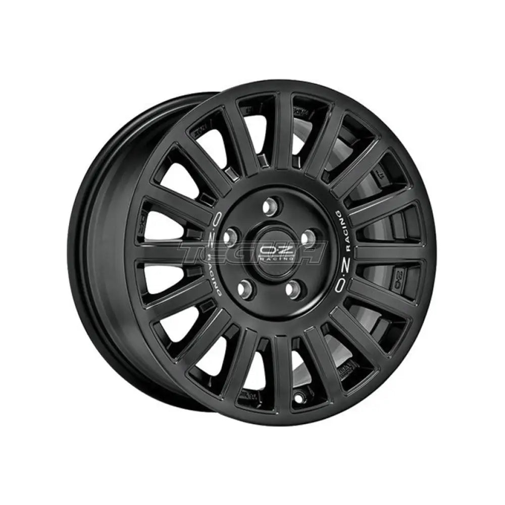 OZ Performance SUV and Offroad Rally Raid Alloy Wheel Matt Black Silver Lettering