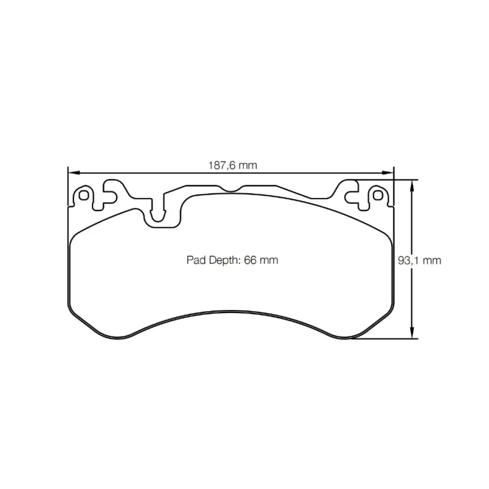 Pagid Brake Pads Audi RS6 C7 13-18 Brake Pads