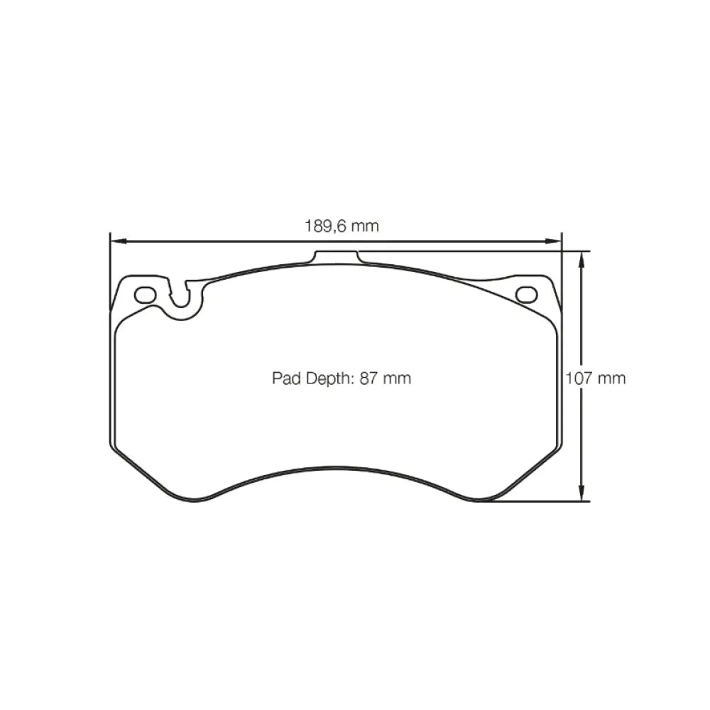 Pagid Brake Pads Audi RS6 C7 Ceramic Brakes 13-18 Brake Pads