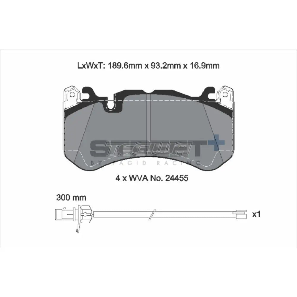 Pagid Street + Brake Pads Audi Rs6 C6 Quattro 08-10 Front