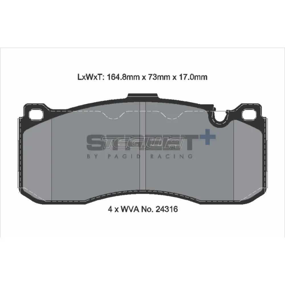 Pagid Street + Brake Pads Bmw 1-Series E8X 04-13 Front - T8068Sp2001